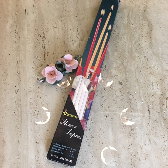 Other - Magnolia Candle Holder & Taper Candles